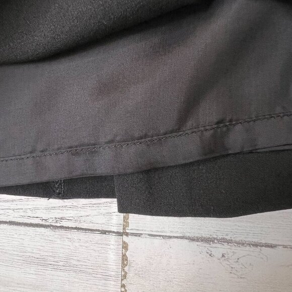 Lafayette 148 New York Skirt Womens Size 4 Black Wool Blend Double Vent Pencil - Picture 14 of 16
